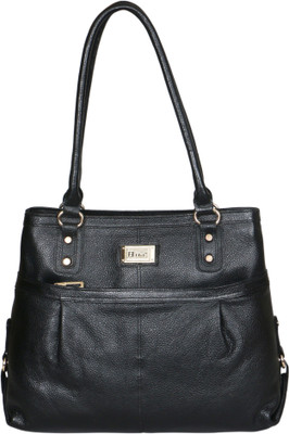 

LEATHER COLLECTION LC0037BLACK Shoulder Bag(Black, 13 inch)