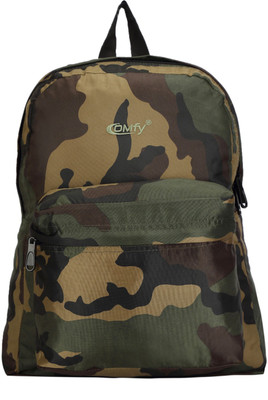 Comfy C-17 School Bag(Green, 15 L)