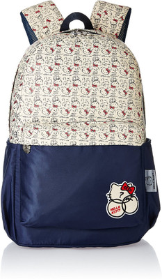 

Hello Kitty MBE-HKP051 Waterproof School Bag(Black, White, 15 inch)
