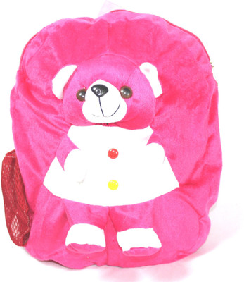 

CARRY MEE DARK PINK TEDDY School Bag(Pink, 7)