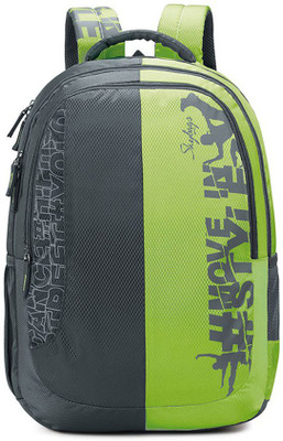 

Skybags Pogo Plus 01 Backpack Grey School Bag(Multicolor, 35 L)
