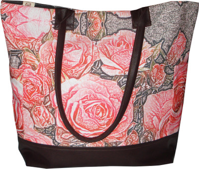 

MISONA WORLD ROSEPINK152 Multipurpose Bag(Pink, Black, Brown, 8 L)