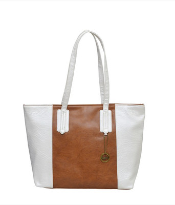 

Reba Reba Fashion Trebica White Long Strip Shoulder Bag -White-Brown Shoulder Bag(White, 5 inch)