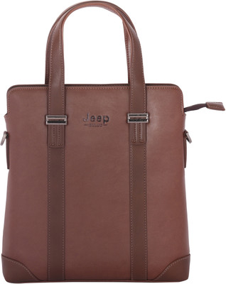 Priya Exports Mens Bag Waterproof School Bag(Brown, 12 inch)