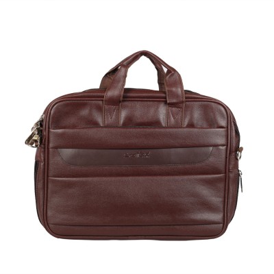 

Safex TRIMMER_BROWN Laptop Bag(Brown)