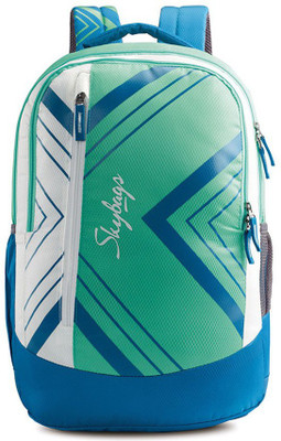 

Skybags Pogo Extra 01 Backpack Green School Bag(Multicolor, 35 L)