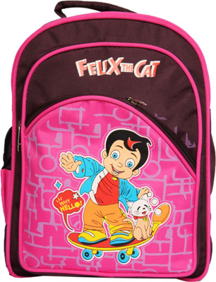 

Synergy Felix The Cat School Bag(Pink, 25 L)