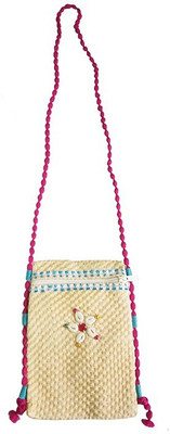 

CraftEra Lovely Cream And Pink Color Sling Handbag For Women And Girls Sling Bag(Cream, Pink, 23 L)