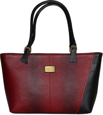 

LEATHER COLLECTION LC0044MAROON Shoulder Bag(Maroon, 16 inch)