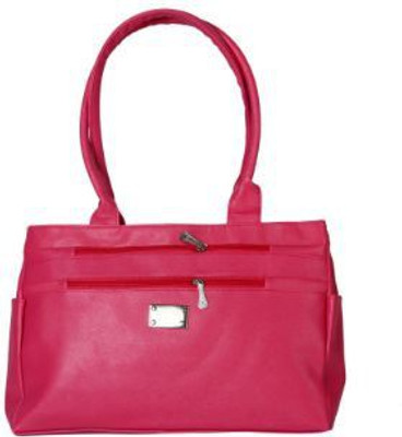

Kuero PInk zipper bag School Bag(Pink, 10 inch)