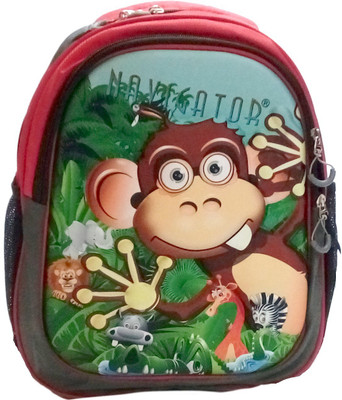 

Navigator Monkey Print Colorful School Bag Waterproof School Bag(Multicolor, 5 L)