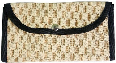 

CraftEra Appealing Cream Color And Black Border Design Clutch Handbag For Women And Girls Multipurpose Bag(Cream, Black, 11 L)