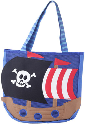 

Stephen Joseph Beach Totes With Sand Toy Playset Pirate Waterproof Multipurpose Bag(Blue, 13 inch)