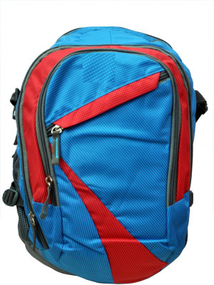 

NoVowels Ankur Polyster Liters School College bags Blue and Red 35 L Backpack(Multicolor)