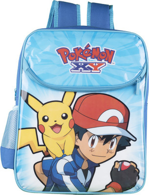 

Pokemon Pokemon Blue and Black 14 inch Waterproof School Bag(Blue, 14 inch)