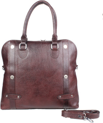 

KHADI INDIA LHB02 BROWN Shoulder Bag(Brown, 17 inch)