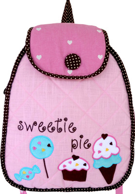 

Little Pipal Sweetie Pie Junior Backpack(Pink, 14 inch)
