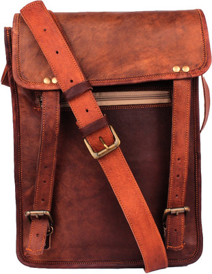 

echo LEATH001 Messenger Bag(Brown, 15 inch)