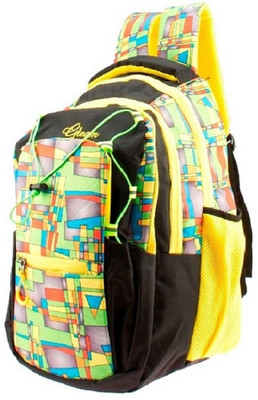 

Gleam RDSF0403 Waterproof School Bag(Yellow, Black, 17 inch)