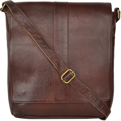 

Leatherworld MALW004ASL Waterproof Shoulder Bag(Brown, 5 inch)