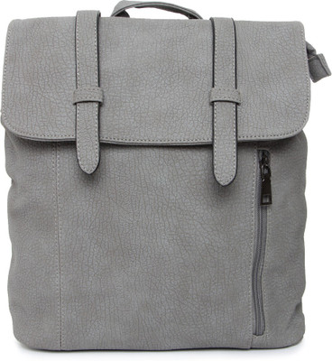 

Vero Couture Light Grey Panelled Backpack(Multicolor, 5 inch)