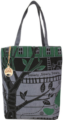 

Moedbuille Grey Tote Handbag [MBHB00068] School Bag(Grey, 16 inch)