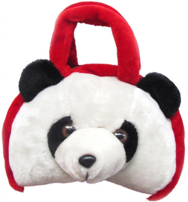 Tickles Panda Hand Bag/Purse School Bag(White, 9 inch) Tickles Panda Hand Bag/Purse School Bag(White, 9 inch)