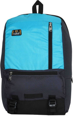 

U United Americano 13 L Backpack(Blue, Grey, Black), Bright blue;grey and black