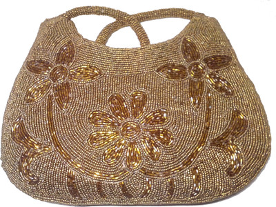 

Craft Benaras New look Shoulder Bag(Gold, 5 inch)