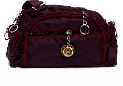 Zakina Hand-held Bag(Maroon) available at flipkart for Rs.155