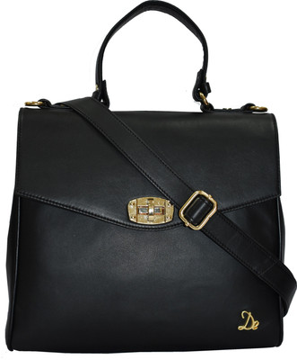 

Dezerae elle black Multipurpose Bag(Black, 11 inch)