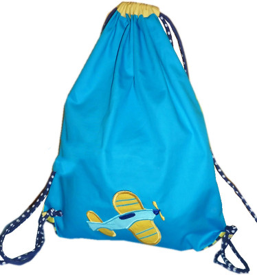 

Little Pipal Flying high Junior Drawstring Bag Backpack(Blue, 18 inch)