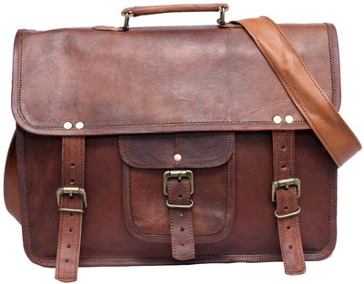 

Crafat Vintage Genuine Leather Office Men’s Laptop Messenger Bag (11x15) Shoulder Bag(2LOP11156, 15 inch)