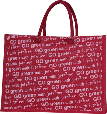 

Jute Tree JB48-GO GREEN SHOPPER Multipurpose Bag(Pink, 1 inch)
