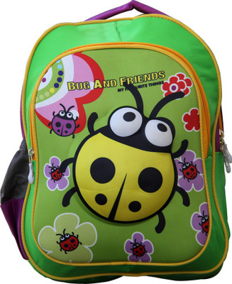 

Moladz BUG Waterproof School Bag(Green, 15 inch)