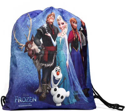 

Babyoodles Blue Frozen Drawstring Bag For Kids Backpack(Multicolor, 18 inch)