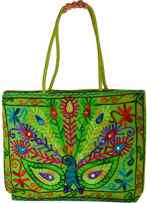 KHATRI HANDICRAFTS 915 Shoulder Bag(Green, 5 L)
