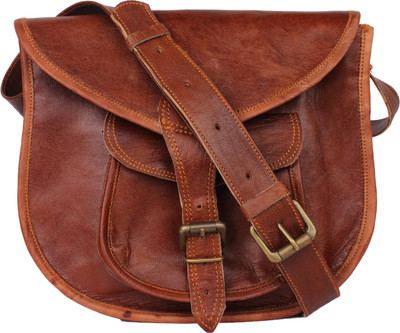 

echo LEATH113 Messenger Bag(Brown, 15 inch)
