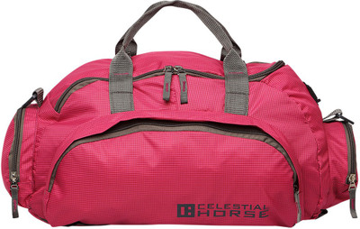 

Celestial Horse 3 in 1 Pink Gym Bag Cum Travel Bag & Back Pack Multipurpose Bag(Pink, 19 L)