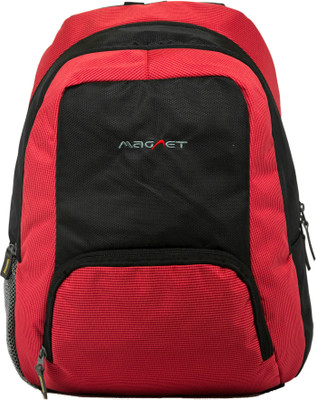 

MAGNET B4U Waterproof School Bag(Black, Red, 25 L)