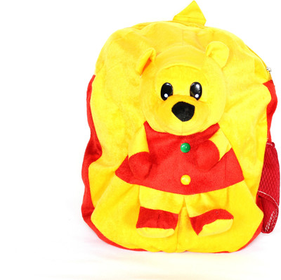 

CARRY MEE SOFT TEDDY School Bag(Yellow, 7)