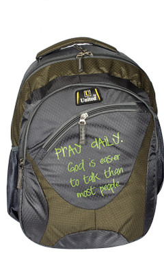 

U United Fast Trip Waterproof Backpack(Green and Dark Grey, 35 L)