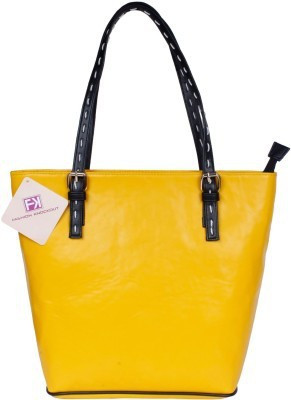 

Fashion Knockout Leather Finish Waterproof Shoulder Bag(Yellow, 10 L)