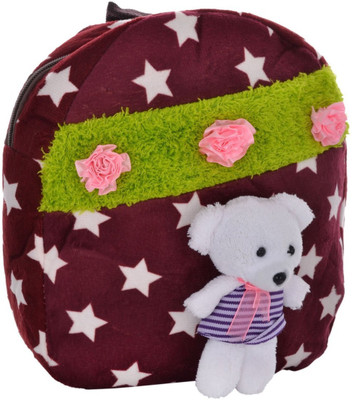 

Twisha Nursery With Stars School Bag(Brown, 5 inch)