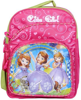

Fingers Girls School Bag School Bag(Pink, 15 L)