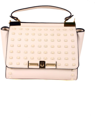 

India Unltd Deco Cream Handbag IULBG17DHB School Bag(Cream, 5 L)