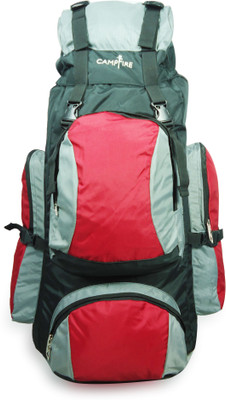 

Campfire Mini Treking Waterproof Weekender(Red, Grey, Black, 65 L)