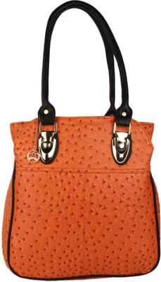 

Moedbuille Orange Letherette Satchel Handbag [MBHB00075] School Bag(Orange, 13 inch)
