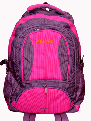 

Gleam by 0109XCV Waterproof School Bag(Pink, 17 inch)