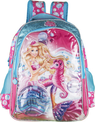 

Barbie Barbie Mermaid Princess - 18 inch Waterproof School Bag(Pink, 18 inch)